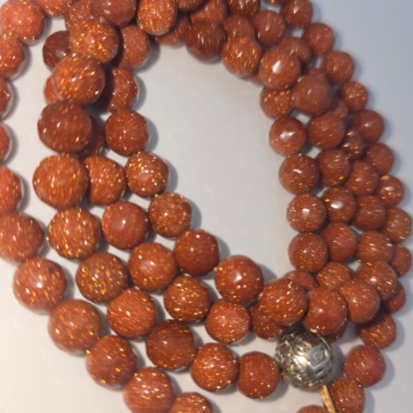 MALA TIBÉTAIN EN PIERRE DU SOLEIL – Image 3