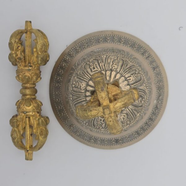 CLOCHE TIBÉTAINE AVEC DORJE – Image 4