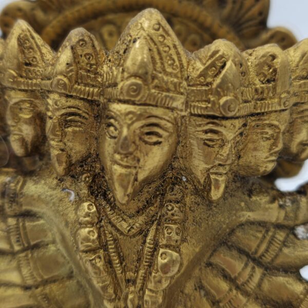 STATUETTE EN BRONZE DEESSE HINDHU KALI – Image 2