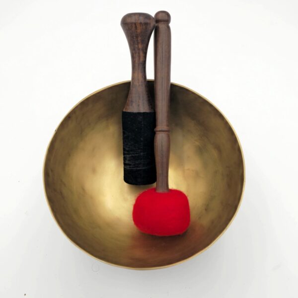 Bol Tibétain Martelé en Alliage 7 Métaux - Thérapeutique - 1.066 kg - 21 cm – Image 3