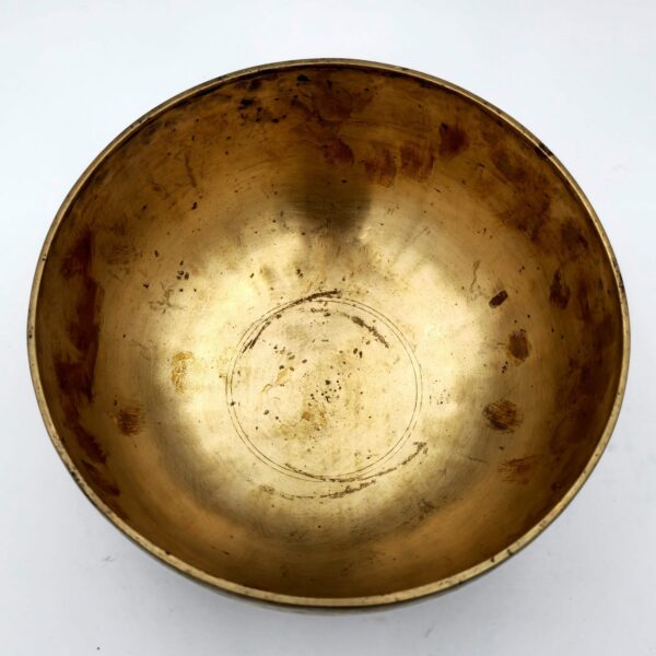 Bol Tibétain Antique - Note : Si - 0.890 kg - 20 cm – Image 3