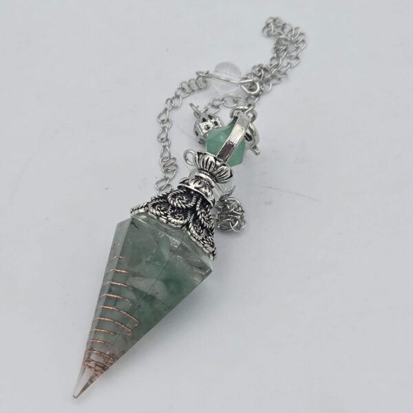 Pendule Orgonite en Aventurine Verte