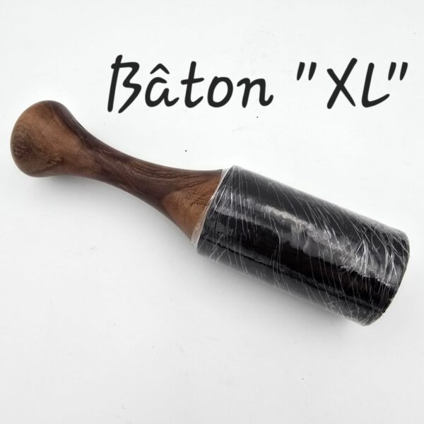 Bâton en Bois et Cuir de Haute Qualité XL